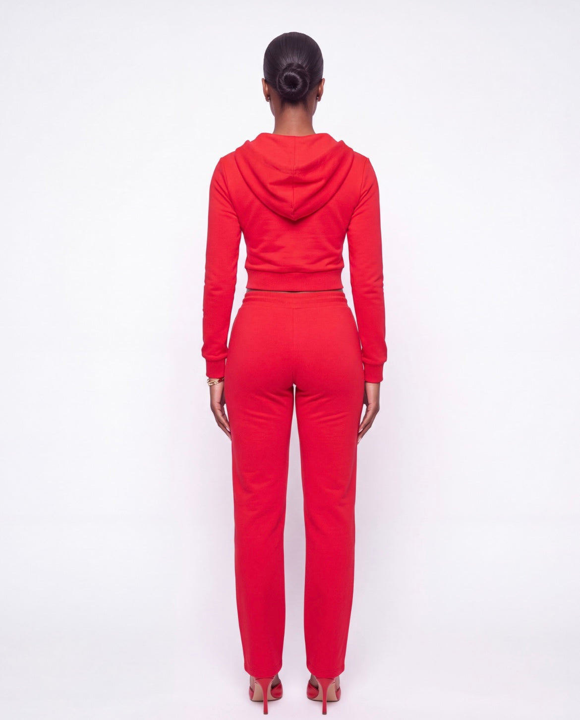 Rouge Velour Sweatpants